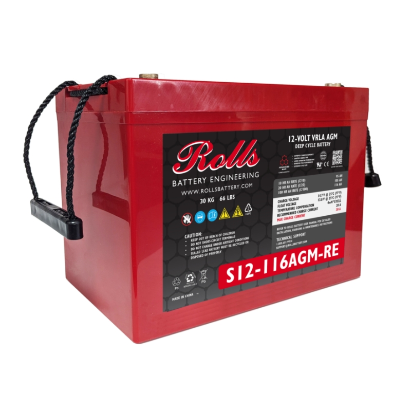 Batería Rolls S12-116AGM-RE 12V 105Ah